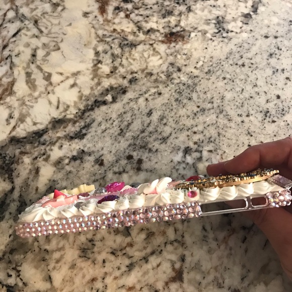 iPhone 6/7+ phone custom bling mirror case - Picture 3 of 4